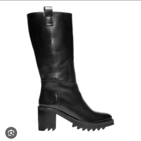 Tamara Mellon Shoes - Tamara Mellon Black Mid-Calf Easy Rider Boots